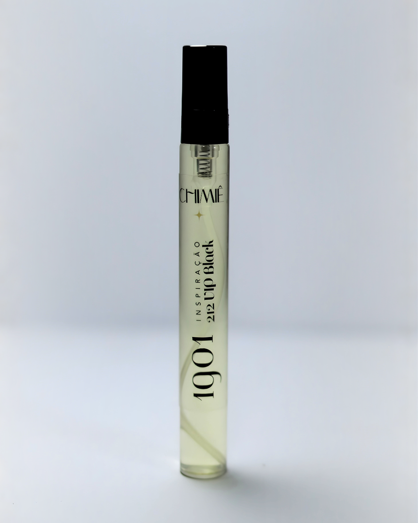 Exclusive Black Eau de Parfum, Inspirado no 212 VIP Black - Perfume de Bolso 10ml